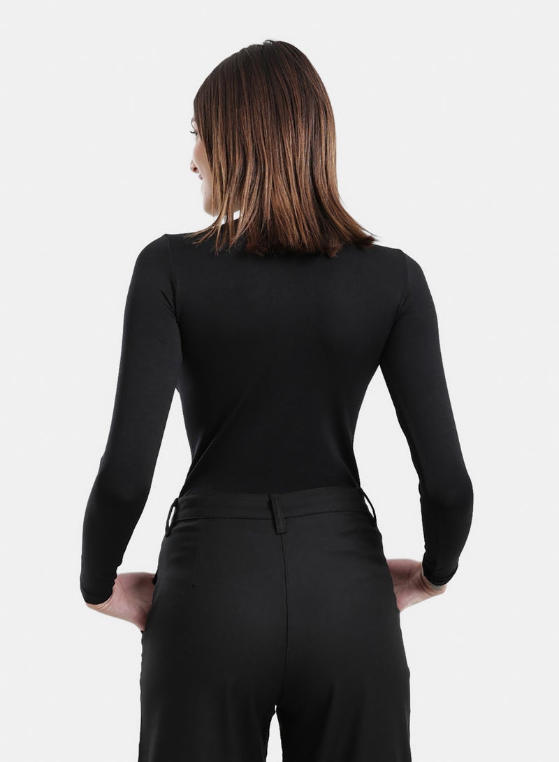 Carina Slim Fit High-Neck Top - Image 3